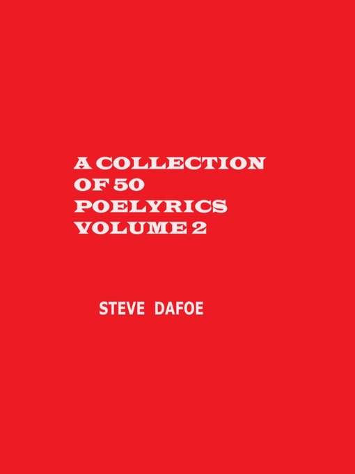 Cover image for A COLLECTION OF 50 POELYRICS VOLUME 2